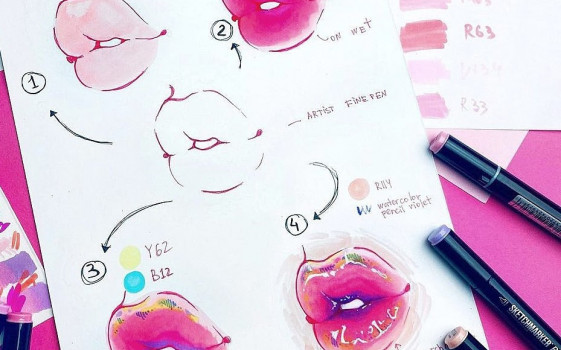 Рисуем губки с Никой Шаламай