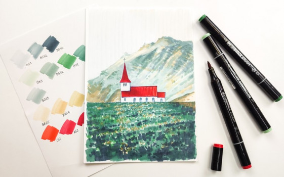 Пошаговка "Церковь в Исландии"