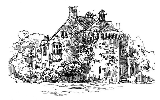 Пошаговка. Рисуем затерянный домик