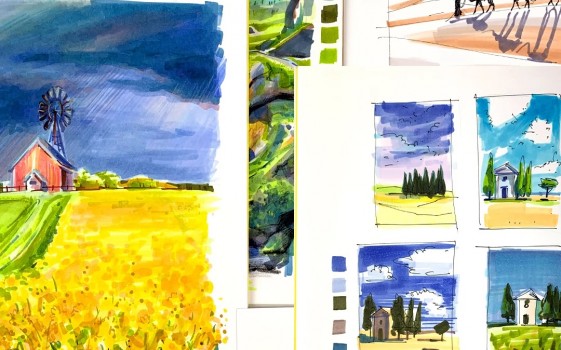 Введение в тему пейзажей 