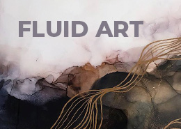 Абстрактная живопись. Техника спиртовых чернил Fluid art. Полный курс