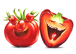 FOOD FUN - ФУД Иллюстрация. Поиск образов, идей и развитие креатива
