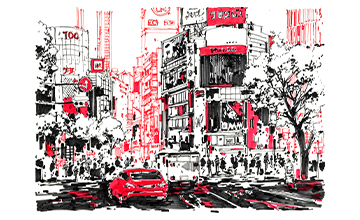 Прогулка по Японии. Графика