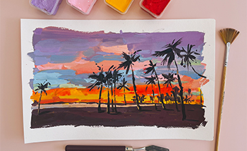 Гуашь. Базовый курс