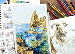 Композиция | цветные карандаши