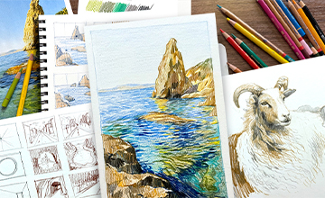 Композиция | цветные карандаши