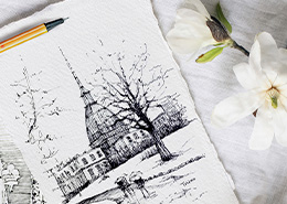 TRAVEL SKETCHING: ТУРИН. ГРАФИКА
