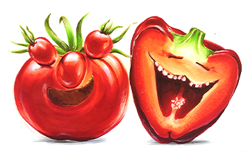 FOOD FUN - ФУД Иллюстрация. Поиск образов, идей и развитие креатива