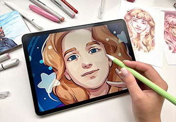 Портрет-аватарка. Цвет и фон. Часть 2