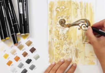 Проработка металлической ручки. Ржавчина 