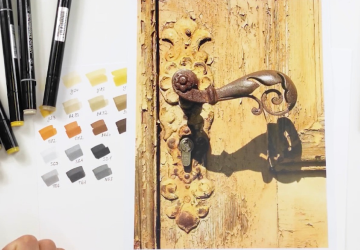 Дверная ручка. Анализ референса и разбор палитры