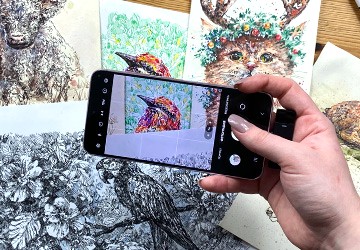 Как фотографировать работы: свет, угол и искажения