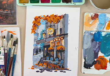 Зарисовки в кафе