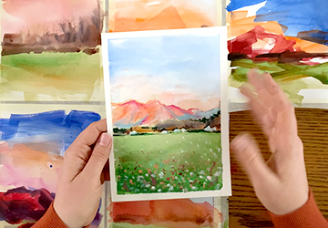 Пейзаж и цвет