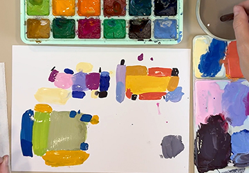 Упражнение: составление палитры