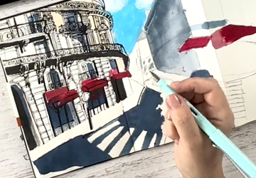 Парижский квартал. Часть 2 (цвет)