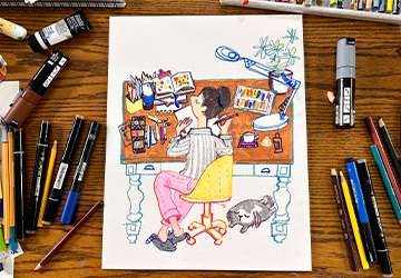 Рисуем себя счастливыми!