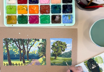 Упражнение: композиция