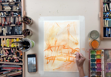 Сельский пейзаж. Подложка