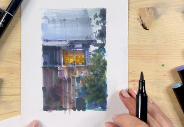 Неидеальные референсы из жизни. Окно в сумерках