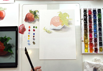 Клубника. Подложка