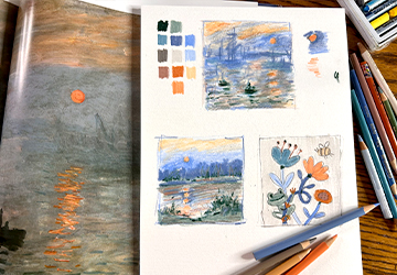 В саду. Цвет как ключ