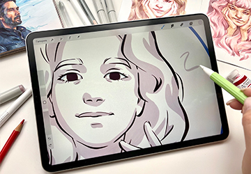 Портрет-аватарка. Тень