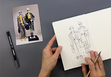 Манекены в одежде: построение и графика