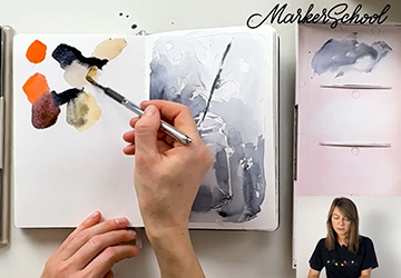 Бенгальский огонь. Простые формы. Цилиндр