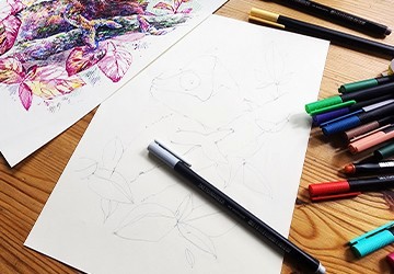 Хамелеон. Построение и композиция