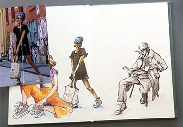 Темнокожая девушка в синей чалме