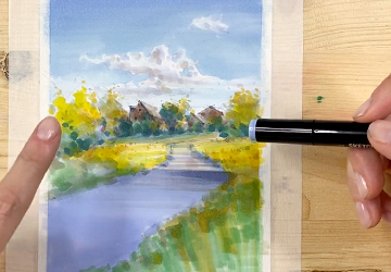 Эпизод с закатной дорогой. Луч света