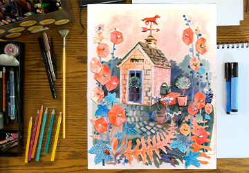 В саду. Финальные штрихи