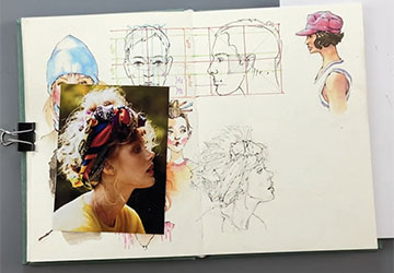 Девушка с цветным платком. Часть 1