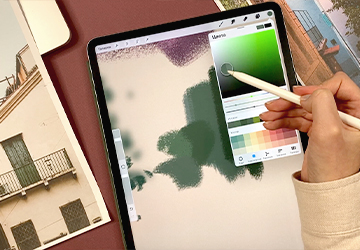 Детали о кистях в Procreate