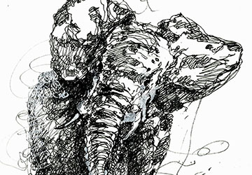 Слон в движении. Завершение скетча