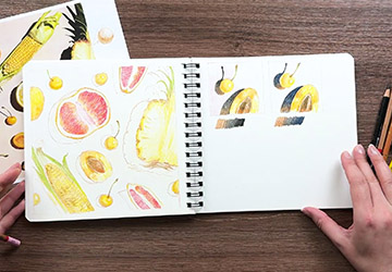 Фрукты-овощи. Тени