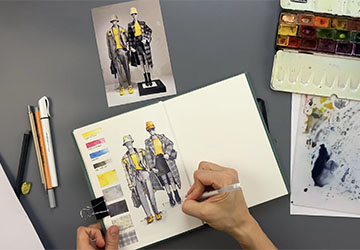 Манекены в одежде: цвет