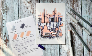 ФАСАД С БЕЛЬЕМ. ГРАФИКА