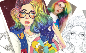 Радужная девочка