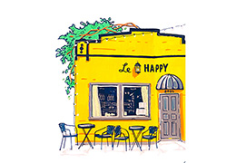 Рисуем уютный домик Le Happy